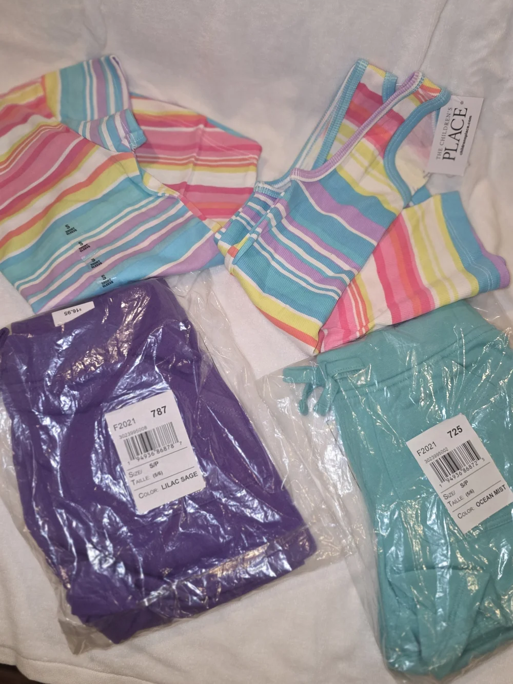 The Children's Place Rainbow Stripe Tank Top + Colorful Basics